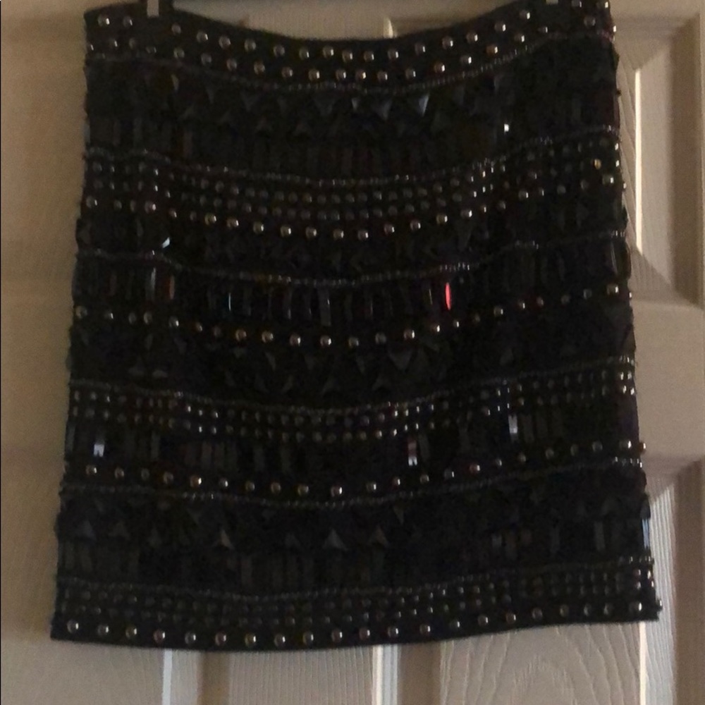 Designer black mini Skirt